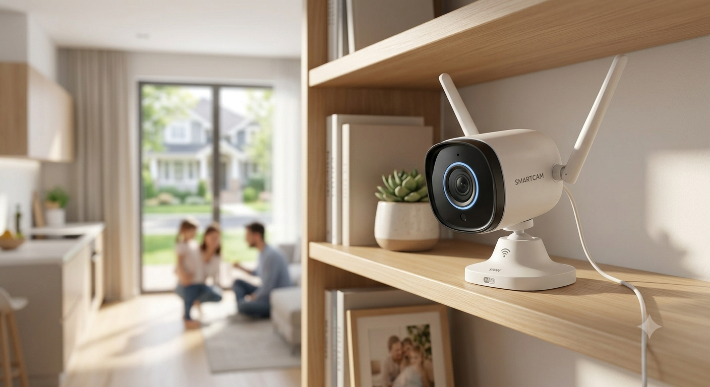 Camara cctv ilustrativa